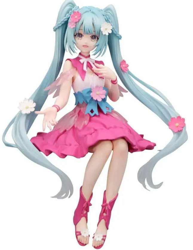 Hatsune Miku Noodle Stopper PVC Statue Flower Fairy Cosmos 14 cm