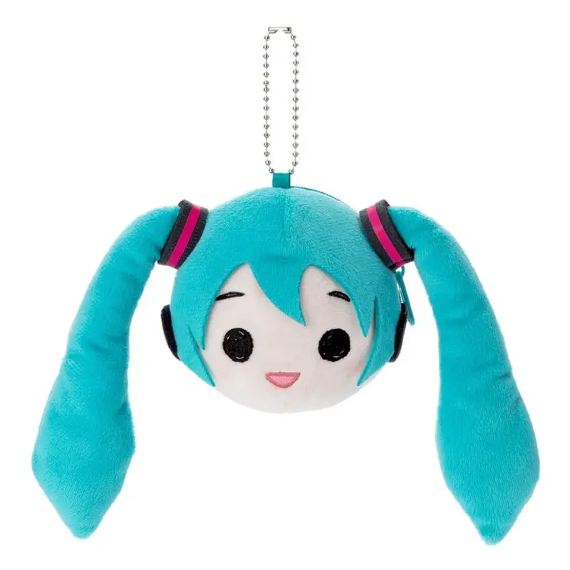 Hatsune Miku Plüsch-Schlüsselanhänger Miku Face 13 cm