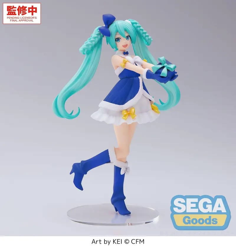 Hatsune Miku - Sapphire Christmas - High Premium Figur (SEGA)