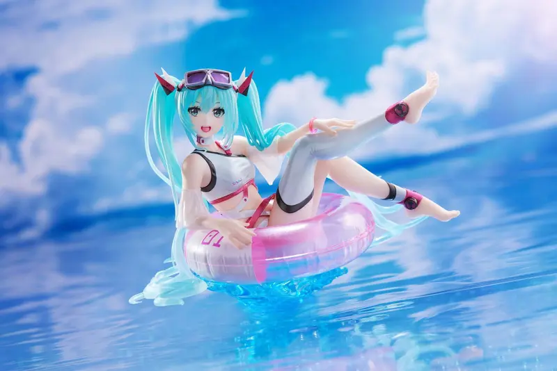 Hatsune Miku Wonderland PVC Statue Aqua Float Girls Hatsune Miku Reissue 18 cm