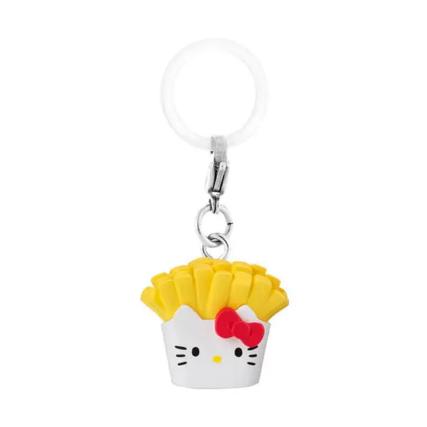 Hello Kitty Anhänger - American Design - French Fries - Mejirushi - Gashapon