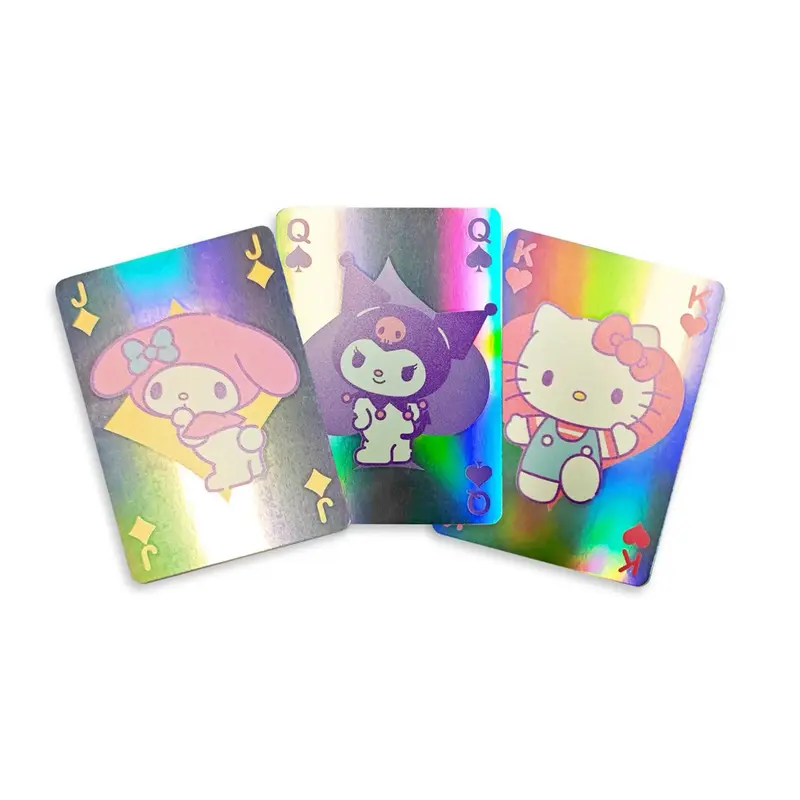 Hello Kitty & Friends - Cupcake - Spielkarten (Holo-Effekt)