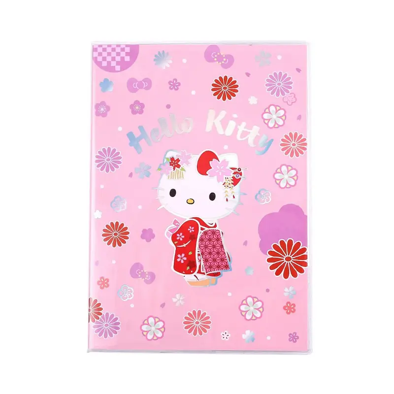 Hello Kitty - Softcover-Notizbuch (mit Holo-Effekt) - Kimono - (DIN A5)