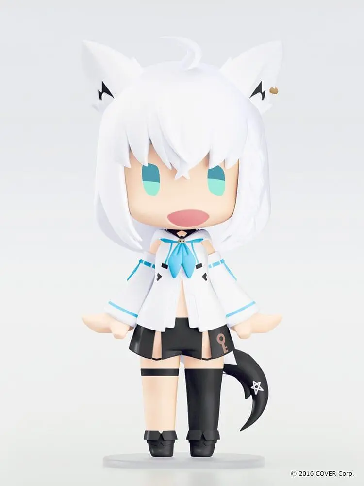 Hololive Production HELLO! GOOD SMILE Actionfigur Shirakami Fubuki 10 cm