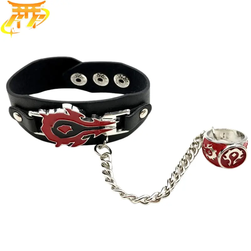 „Horde-Symbol“ Armband + Ring – World of Warcraft