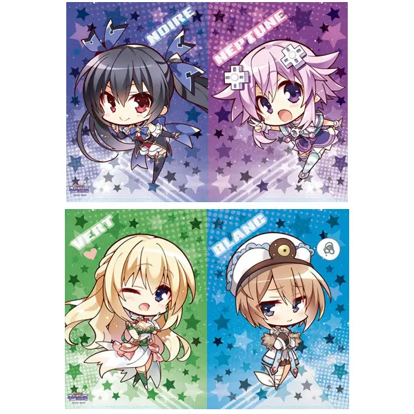 Hyperdimension Neptunia 2er Clearfile Set Komo Chara Ver.