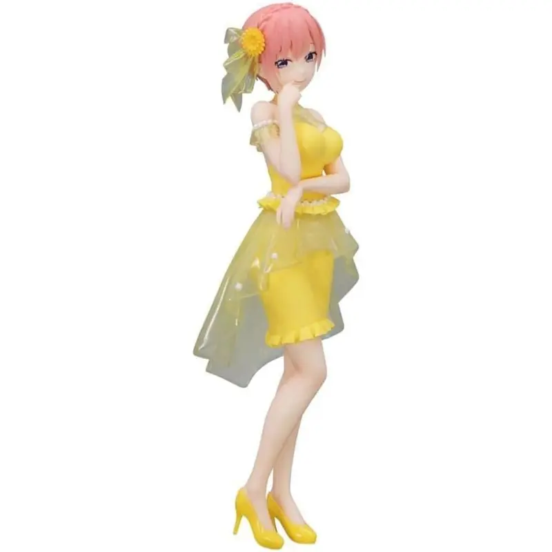 Ichika Nakano in gelbem Kleid, The Quintessential Quintuplets Sammelfigur, 21 cm - FuRyu