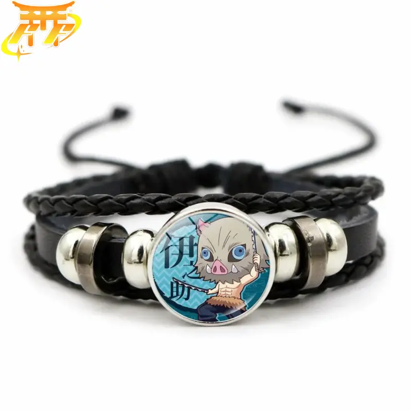 Inosuke Hashibira „Chibi-Wildschwein-Stil“ Armband – Demon Slayer
