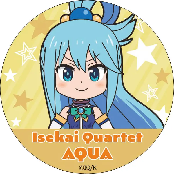 Isekai Quartet Button Aqua