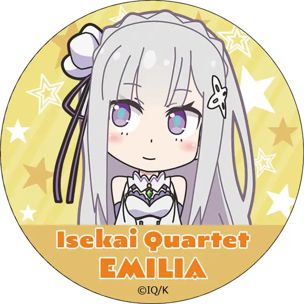 Isekai Quartet Button Emilia