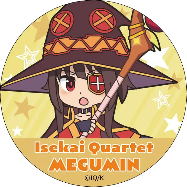 Isekai Quartet Button Megumin