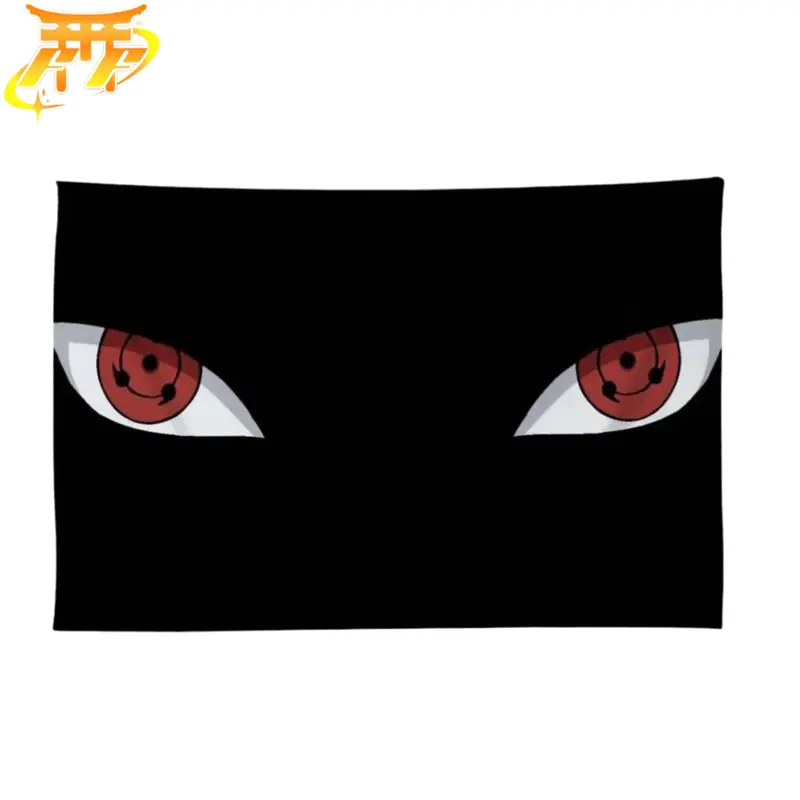 Itachi Uchiwa „Erwachtes Sharingan“ Flagge – Naruto