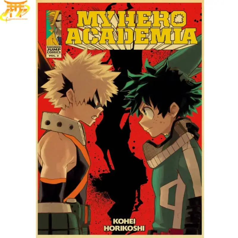 Izuku Vs Bakugo Poster – My Hero Academia