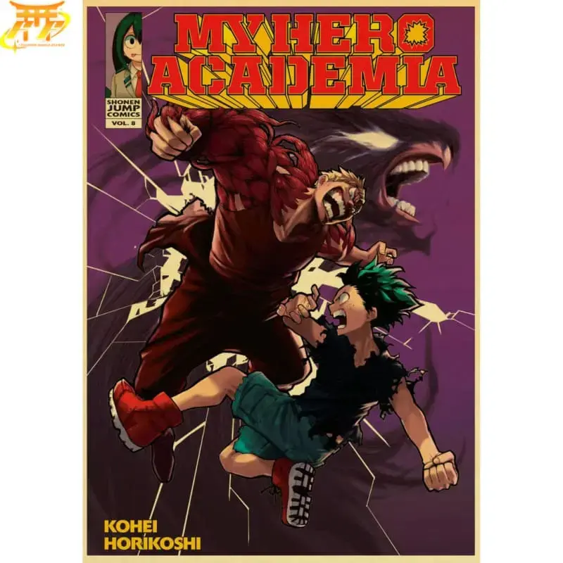 Izuku Vs Muscular Poster – My Hero Academia