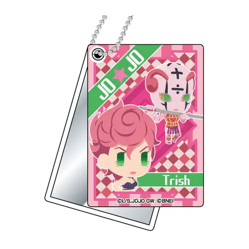 Jojo's Pitter-Patter Pop Golden Wind Spiegelanhänger Trish Una