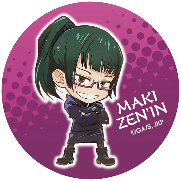 Jujutsu Kaisen Chara Button Maki Zenin