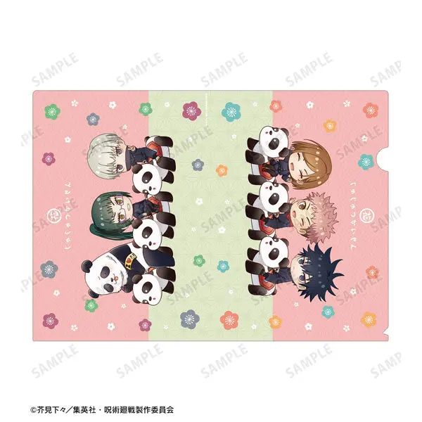Jujutsu Kaisen Hanayashiki Collaboration Group Chibi Chara Attraction Ver. Clearfile