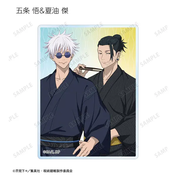Jujutsu Kaisen Hanayashiki Collaboration Hidden Inventory - Premature Death Yukata Ver. Acryl-Sammelkarte Gojo & Geto