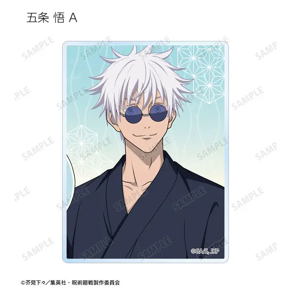 Jujutsu Kaisen Hanayashiki Collaboration Hidden Inventory - Premature Death Yukata Ver. Acryl-Sammelkarte Satoru Gojo (A)