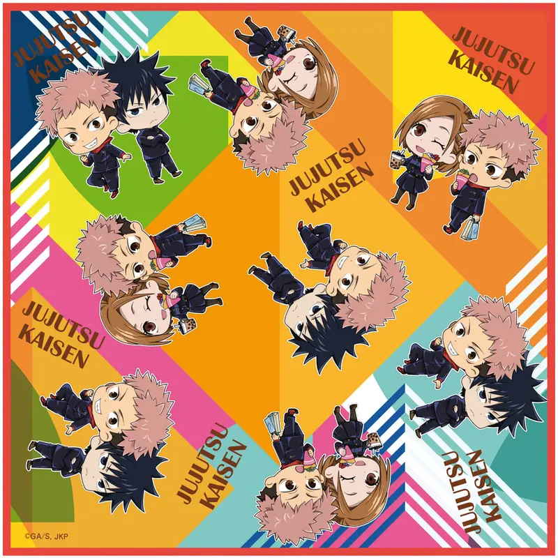 Jujutsu Kaisen Handtuch Yuji & Nobara & Megumi