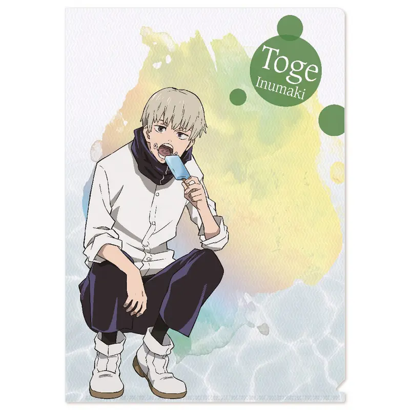 Jujutsu Kaisen Ice Cream Series Clearfile Toge