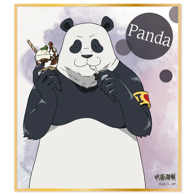 Jujutsu Kaisen Ice Cream Series Shikishi Panda