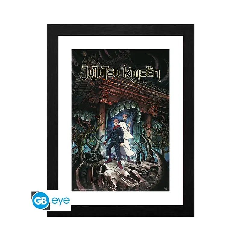 Jujutsu Kaisen - Itadori & Sukuna - Gerahmtes Poster (Framed Print) - 30,5 x 40,6 cm - GB eye