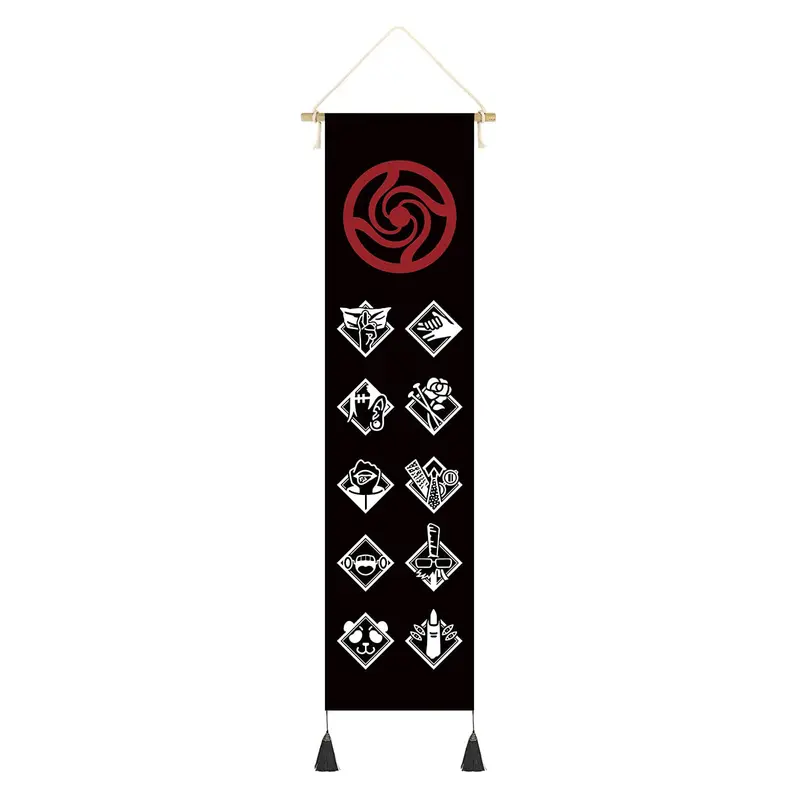 Jujutsu Kaisen - Jujutsu Sorcerers & Curses - Rollbild aus Stoff - 130x33cm