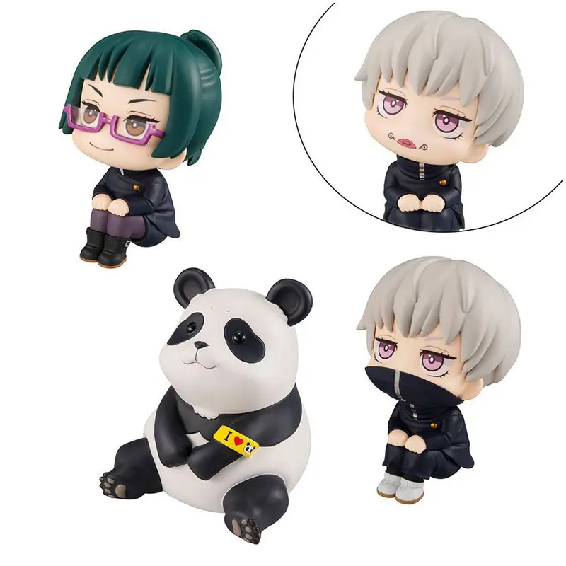 Jujutsu Kaisen Look Up PVC Statuen Maki & Toge & Panda Limited Ver.