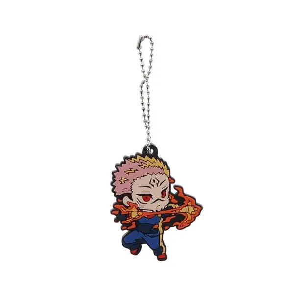 Jujutsu Kaisen Shibuya Incident Arc Defo Rubber Gashapon Anhänger Sukuna Ryomen