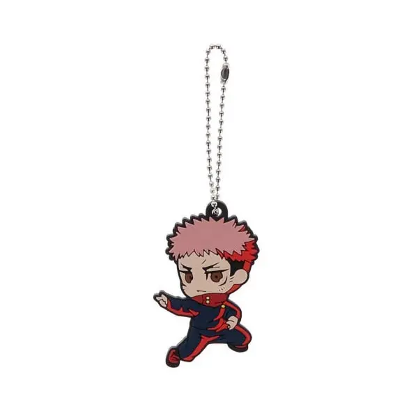 Jujutsu Kaisen Shibuya Incident Arc Defo Rubber Gashapon Anhänger Yuji Itadori