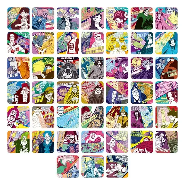 [Jump Shop] One Piece Art Coaster Vol. 4 Untersetzer "Devil Fruit People" *Blindbag*