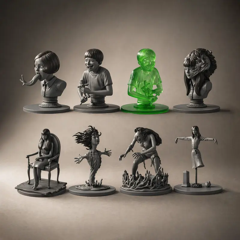 Junji Ito Collection - Pocket Curse Series 2 - Blind Box - 10 cm - Einzelbox - Unbox Industries