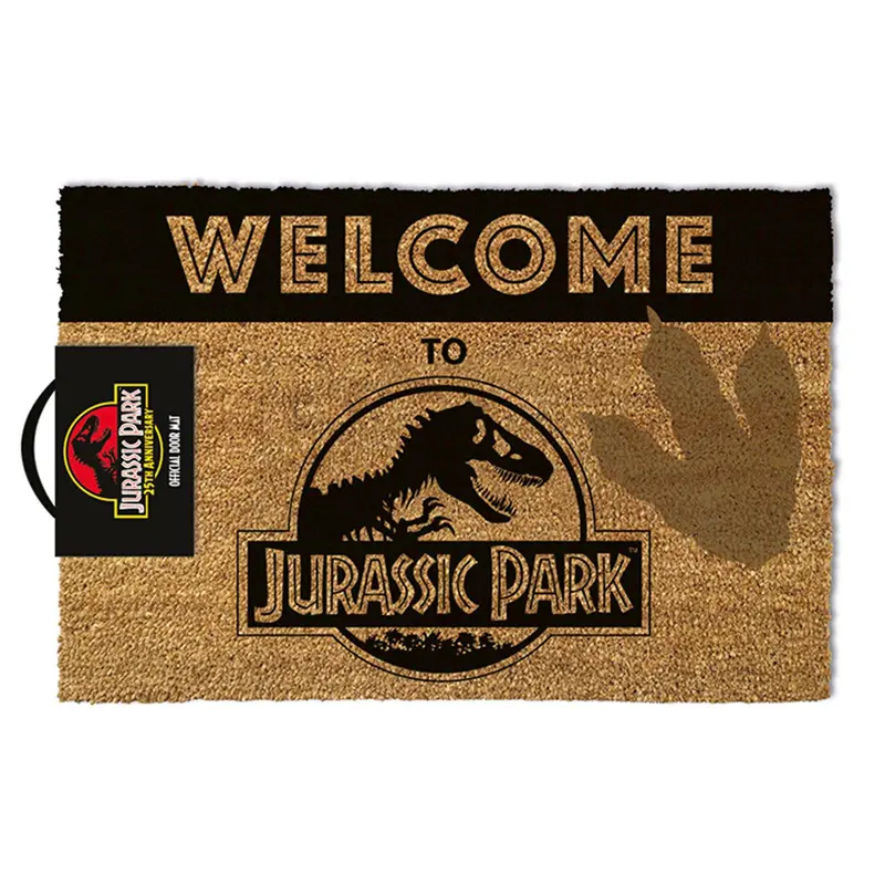 Jurassic Park - Welcome to Jurassic Park - Fußmatte - Kokosfaser & PVC - 40x60cm - Pyramid