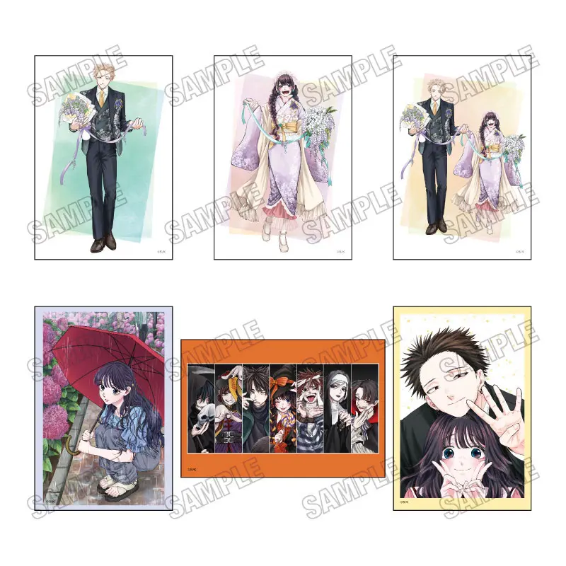 Kaoru und Rin Illustrationskarten-Set - Pop Up Store (6 Karten)
