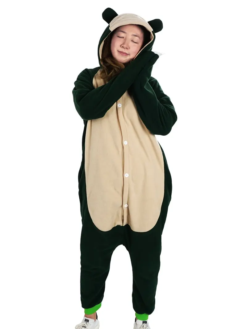 Kigurumi Pyjama von Relaxo für Erwachsene I Snorlax Kostüm I Größen