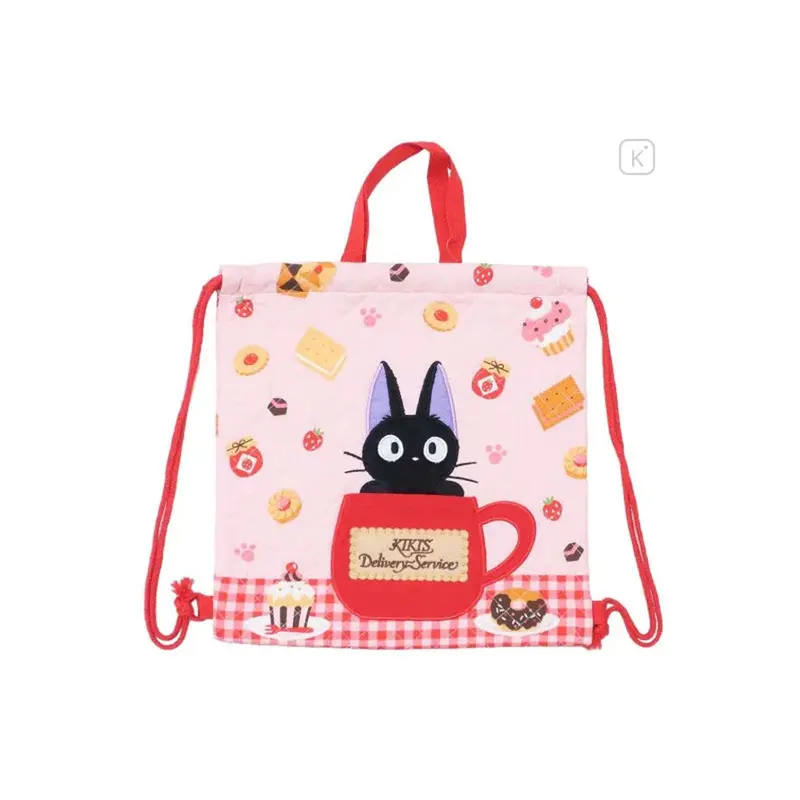 Kiki's Delivery Service - Jiji Sweets Kordelzug-Rucksack Turnbeutel - 35 x 35 cm – Marushin