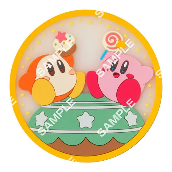 Kirby Flat Gashapon Untersetzer Waddle Dee & Kirby