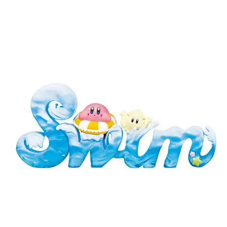 Kirby's Dreamland "Kirby & Words" Re-Ment Figur (3) Swim
