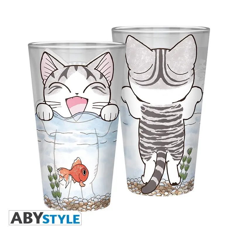 Kleine Katze Chi XL Glas "Chi's fish tank"