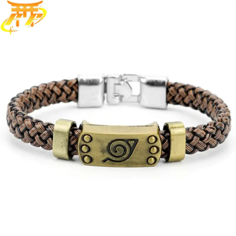 Konoha „Symbol des Blätterdorfes“ Armband – Naruto Shippuden