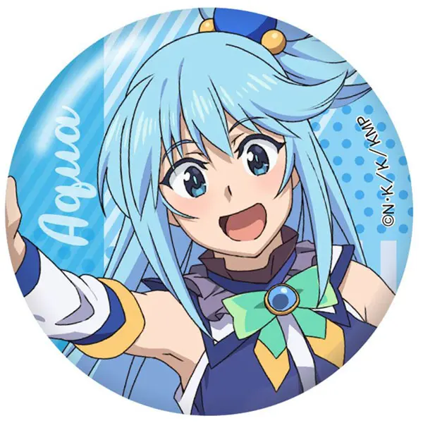 KonoSuba Washi Button Aqua