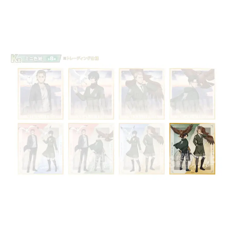 [Kuji] Attack on Titan Wakudoki Vol. 2 Kuji K-Prize Shikishi Levi & Jean