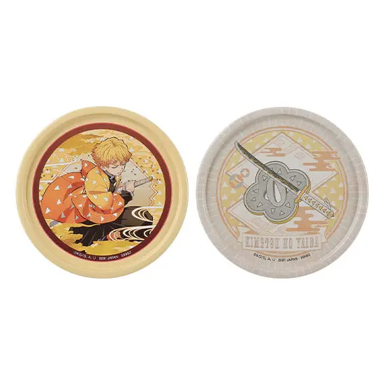 [Kuji] Demon Slayer ~Demon Slayer's Resolution The Second~ Ichiban Kuji F-Prize Metall Untersetzer-Set Zenitsu Agatsuma