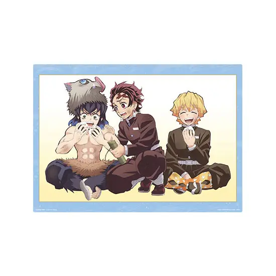 [Kuji] Demon Slayer ~Demon Slayer's Resolution The Second~ Ichiban Kuji G-Prize A3 Visualboard Tanjiro & Inosuke & Zenitsu