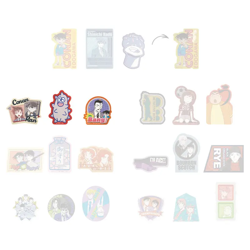 [Kuji] Detective Conan Ichiban Kuji File.2 F-Prize Sticker-Set "Conan & Ran"