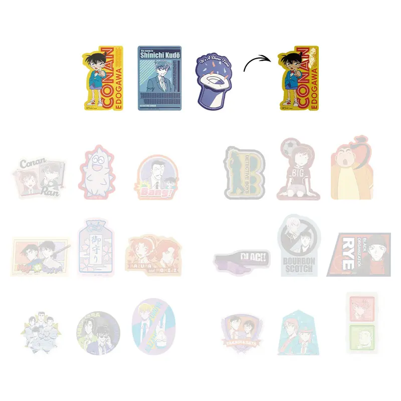 [Kuji] Detective Conan Ichiban Kuji File.2 F-Prize Sticker-Set "Conan & Shinichi"