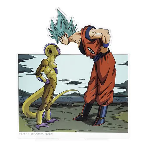 [Kuji] Dragon Ball ~History Of The Film~ Ichiban Kuji G-Prize Aufsteller Golden Freezer & Super Saiyan Blue Goku