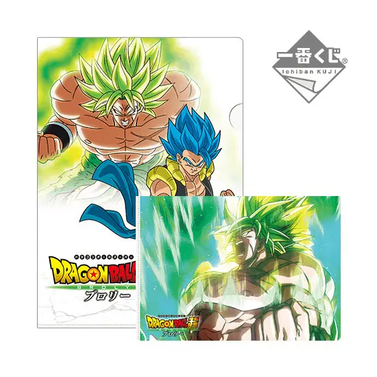 [Kuji] Dragon Ball ~Super Saiyan Battle~ Ichiban Kuji K-Prize Clearfile-Set (A)