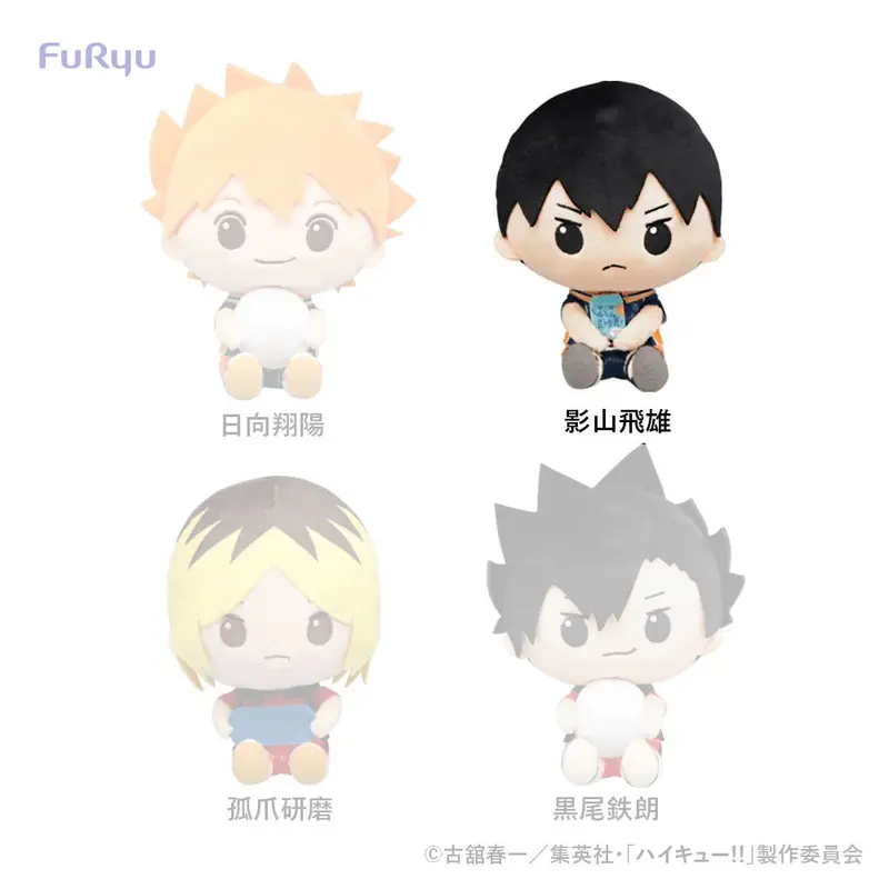 [Kuji] Haikyuu!! Minna No Kuji C-Prize Plüschfigur Tobio Kageyama